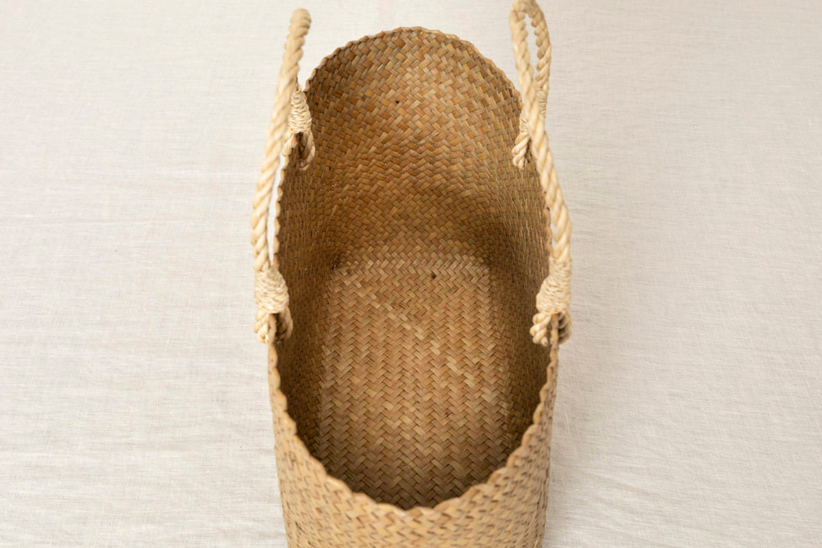 Slim Oval Basket Bag / Krajood Grass / THA 3115134
