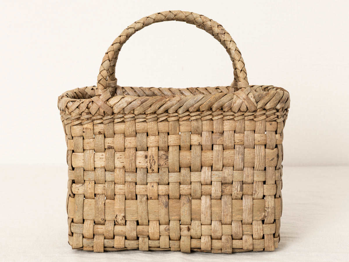 岩手県/くるみ　手提　総表皮市松　巾広ライン　1510736