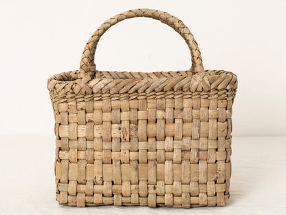 岩手県/くるみ　手提　総表皮市松　巾広ライン　1510736