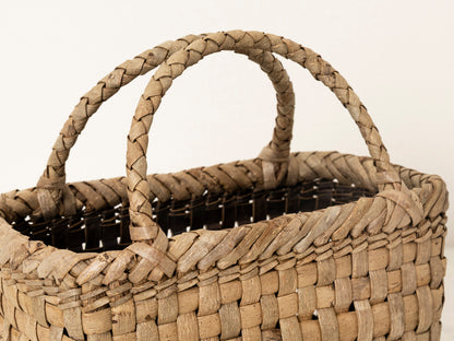 岩手県/くるみ　手提　総表皮市松　巾広ライン　1510736