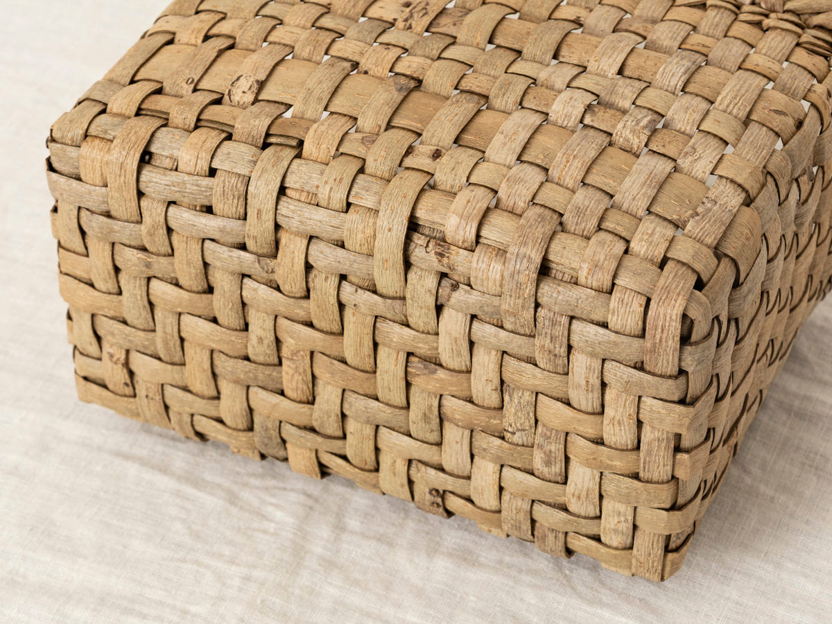 岩手県/くるみ　手提　総表皮市松　巾広ライン　1510736