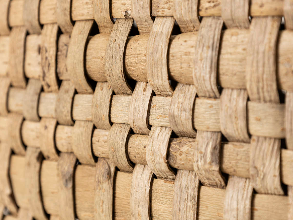 岩手県/くるみ　手提　総表皮市松　巾広ライン　1510736