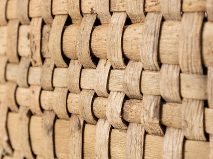 岩手県/くるみ　手提　総表皮市松　巾広ライン　1510736