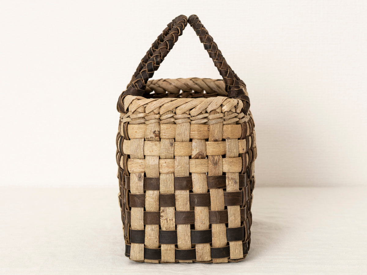 岩手県/くるみ　手提　表皮市松　パズル　1510740