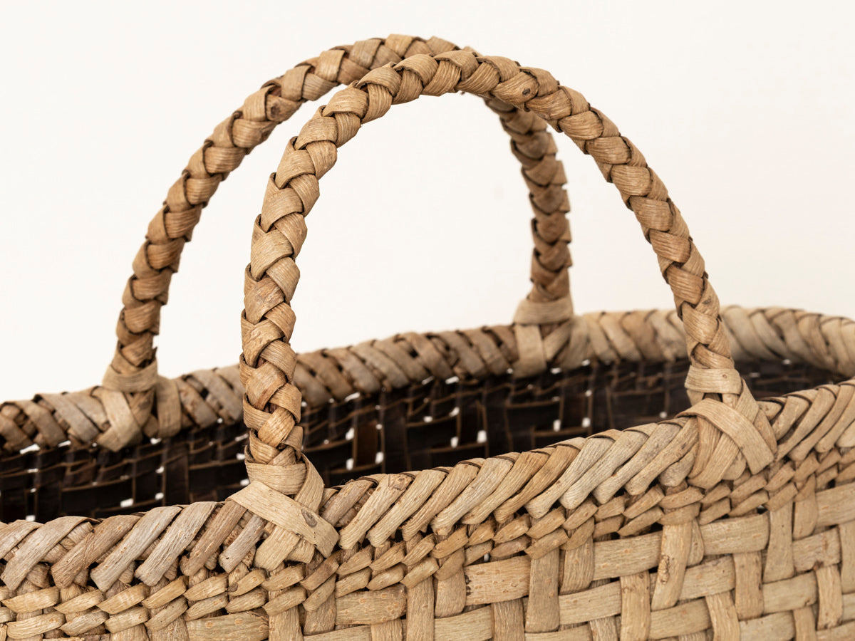 岩手県/くるみ　手提　総表皮あじろ　1510745