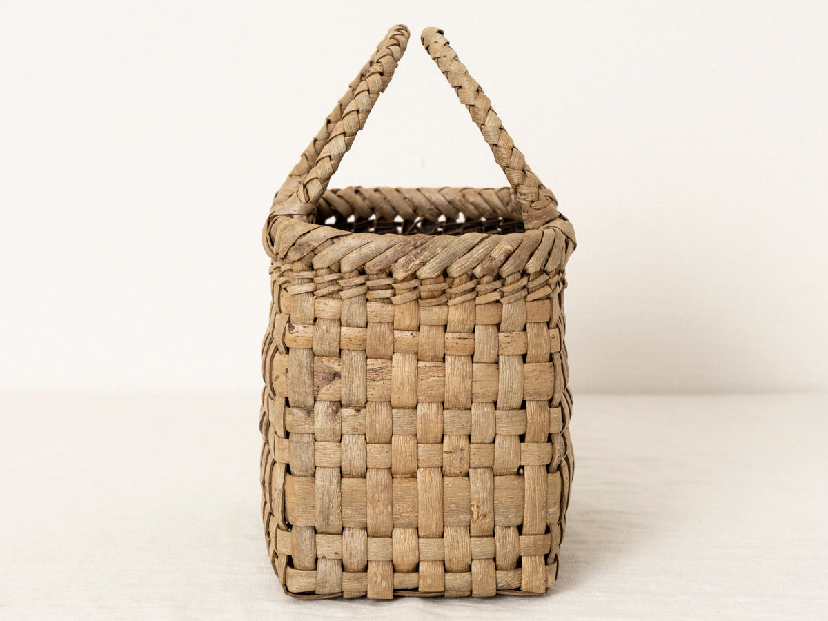 岩手県/くるみ　手提　総表皮市松　巾広ライン　1510736