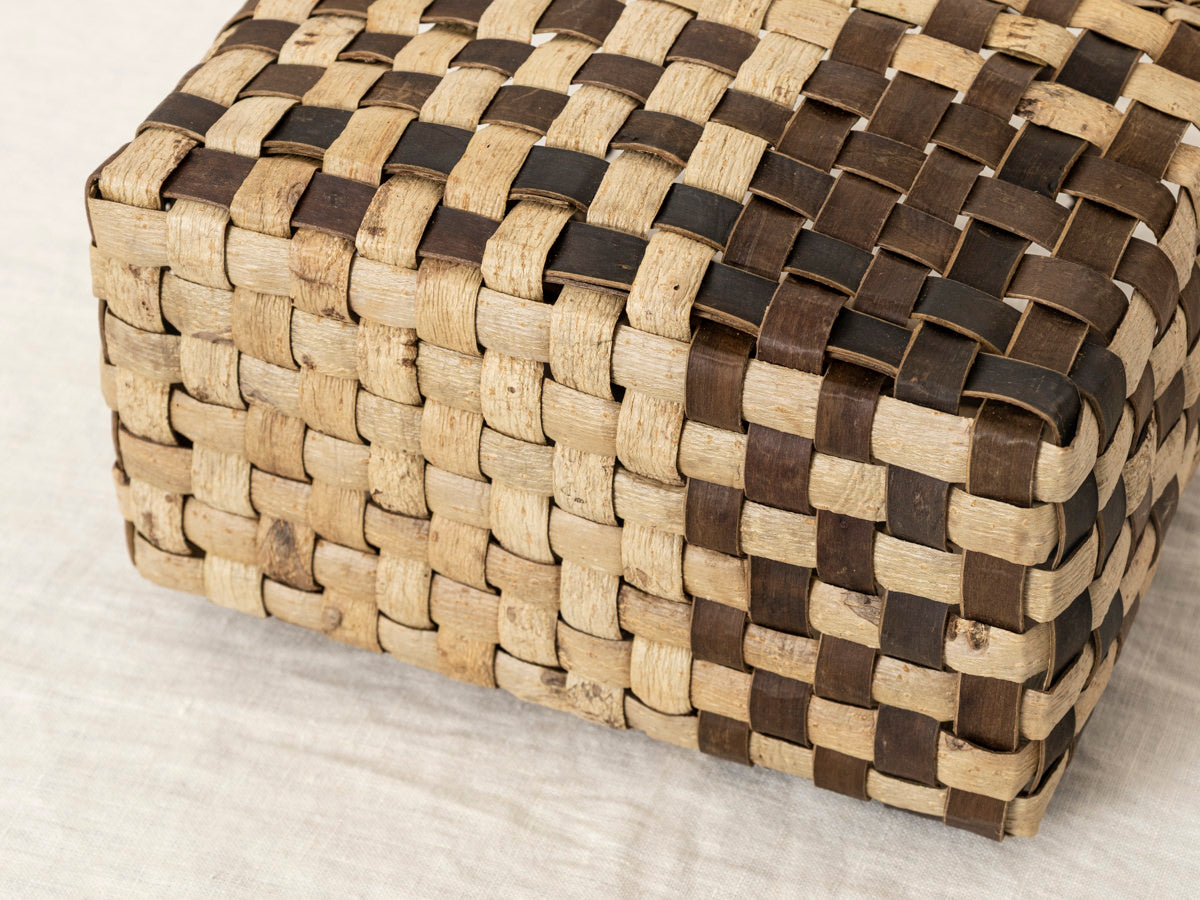 岩手県/くるみ　手提　表皮市松　パズル　1510740