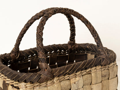 岩手県/くるみ　手提　表皮市松　メッシュライン　1510750