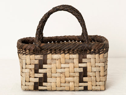 岩手県/くるみ　手提　表皮あじろ　縁手裏皮　lightning　1510749