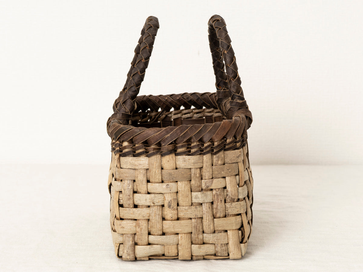 岩手県/くるみ　手提　表皮あじろ　縁手裏皮　lightning　1510749