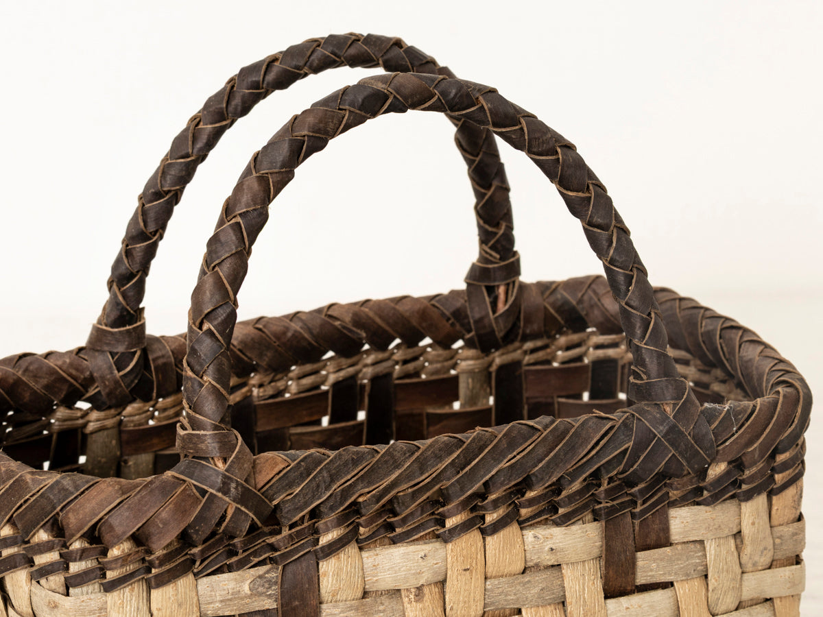 岩手県/くるみ　手提　表皮あじろ　縁手裏皮　lightning　1510749