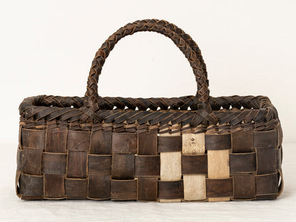 岩手県/くるみ　手提　裏皮市松　浅　表皮ライン　1510744