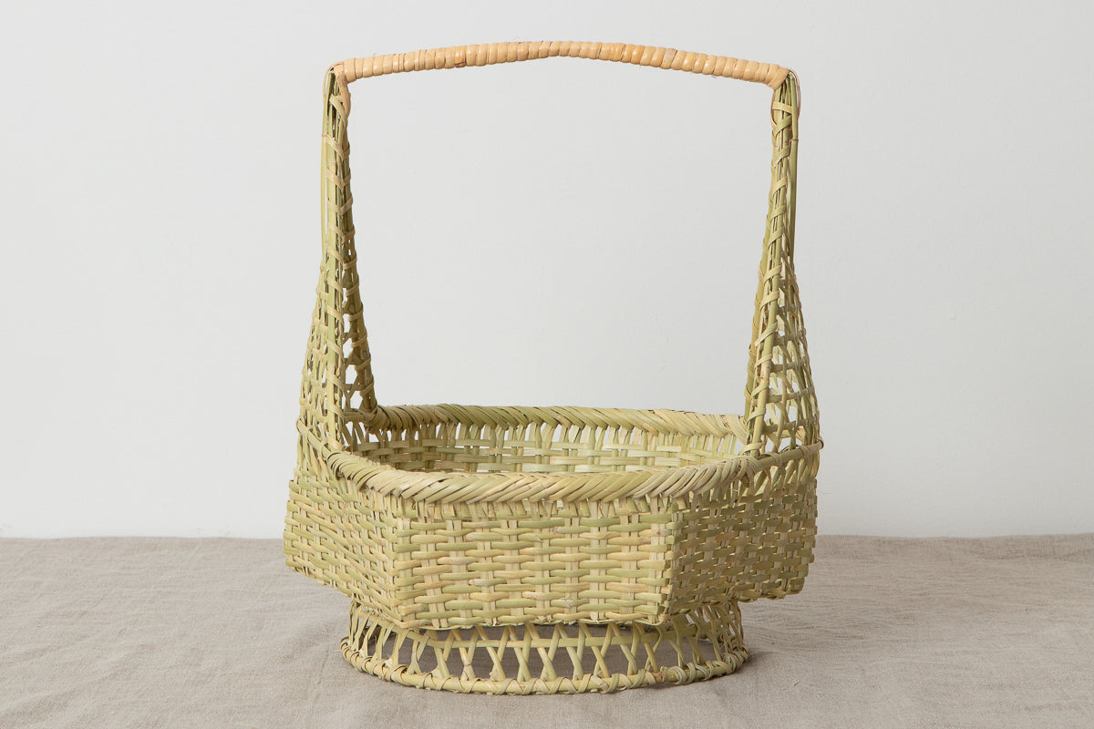Tōfu Basket with handle M, L / Suzu bamboo / Iwate-JPN 210117