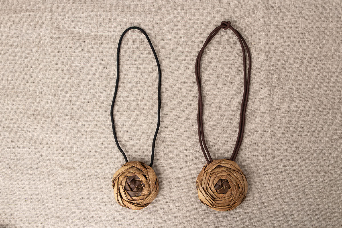 Pendant “Rose”, M, L [ Light, Dark ] / Walnut / Yamagata-JPN 311416