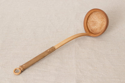 Ladle S,L / no hole, with hole / Smoked Mōsō bamboo / Kōchi-JPN 321201