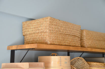 Organizing basket with lid “Plump” S, M, L / Kachū / THA 3115113