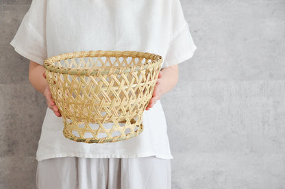 Dish basket S, M / Suzu bamboo / Iwate-JPN 450807