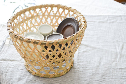 Dish basket S, M / Suzu bamboo / Iwate-JPN 450807