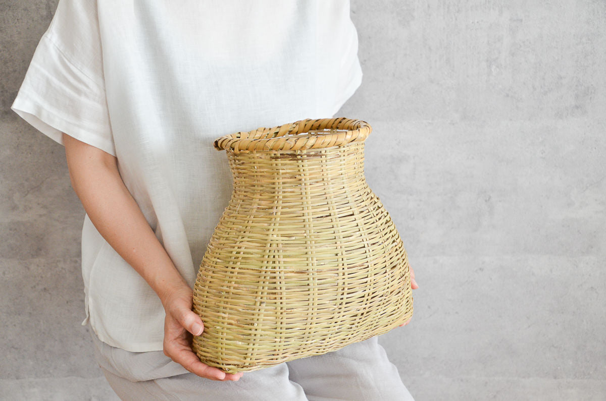 Fish basket, M, L / Nemagari bamboo / Nagano-JPN 610219