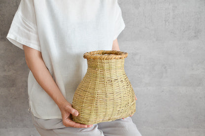 Fish basket, M, L / Nemagari bamboo / Nagano-JPN 610219