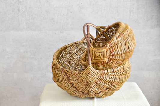 Round basket S, L / Willow / LTU 140512