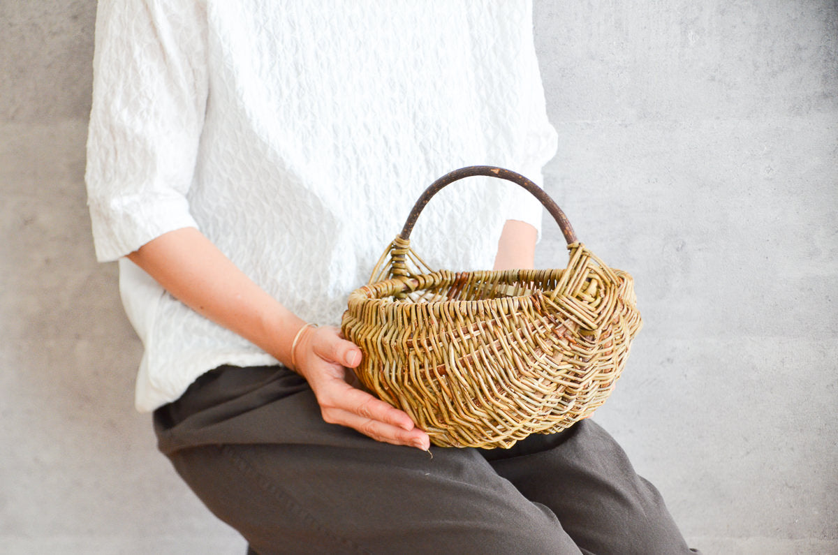 Round basket S L Willow LTU 1basketry