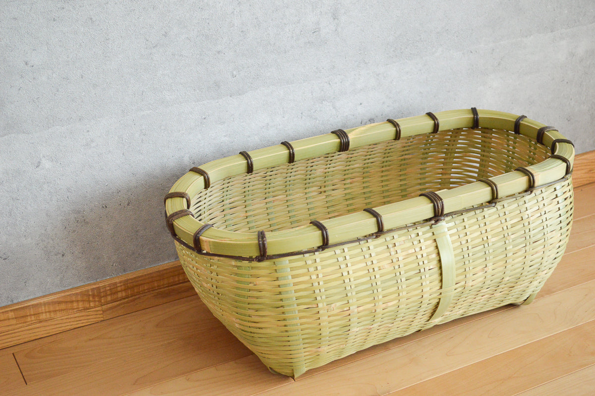 Living room basket L / Madake bamboo / Ōita-JPN 220605-1