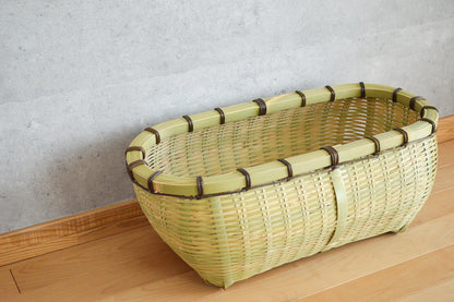 Living room basket L / Madake bamboo / Ōita-JPN 220605-1