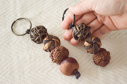 Key-chain S, L / Grape vine, Walnut, Akebi vine / Yamagata-JPN 311427