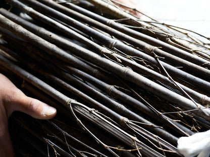 [Direct Shipping from Wakayama / Business Addresses Only / Japan Only] Black Bamboo “Nagaho” & “Futo-Nagaho” – Approx. 220 cm (86.61") / 18 kg (39.68 lb), 2 Types / Wakayama-JPN 211331