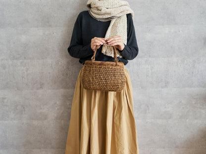 Premium Tote Basket XS – Sukashi Weave / Akebi Vine / Nagano-JPN 311216-4