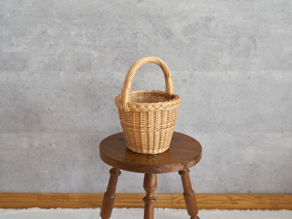 リトアニア/やなぎ　シギタスさん　手つきトールバスケット　ミニ　140522-9