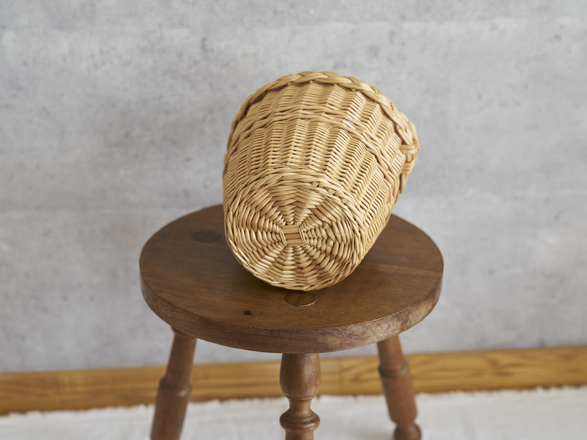 リトアニア/やなぎ　シギタスさん　手つきトールバスケット　ミニ　140522-9