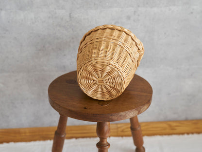 リトアニア/やなぎ　シギタスさん　手つきトールバスケット　ミニ　140522-9