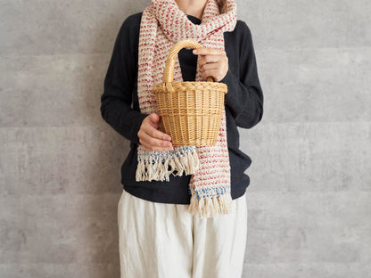 リトアニア/やなぎ　シギタスさん　手つきトールバスケット　ミニ　140522-9