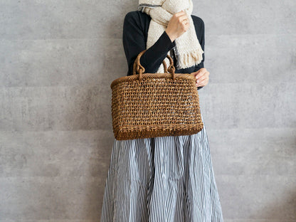 長野県/あけび　すかし編み　小判手提げ　小・中　2サイズ　311218