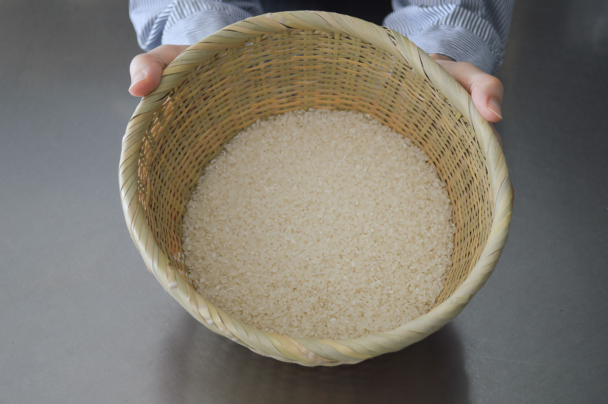 愛媛県/女竹　米とぎざる　小・中（九縦・十縦）　2サイズ　110501