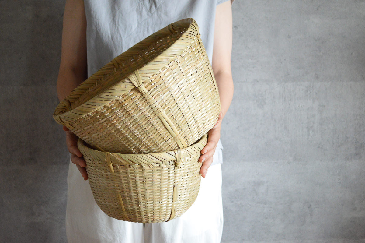 下ごしらえに使える深さの竹ざる – 市川籠店 | 1basketry