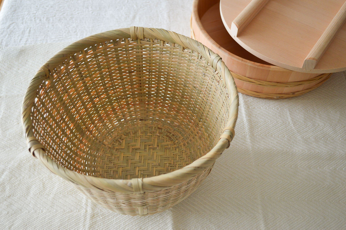 下ごしらえに使える深さの竹ざる – 市川籠店 | 1basketry
