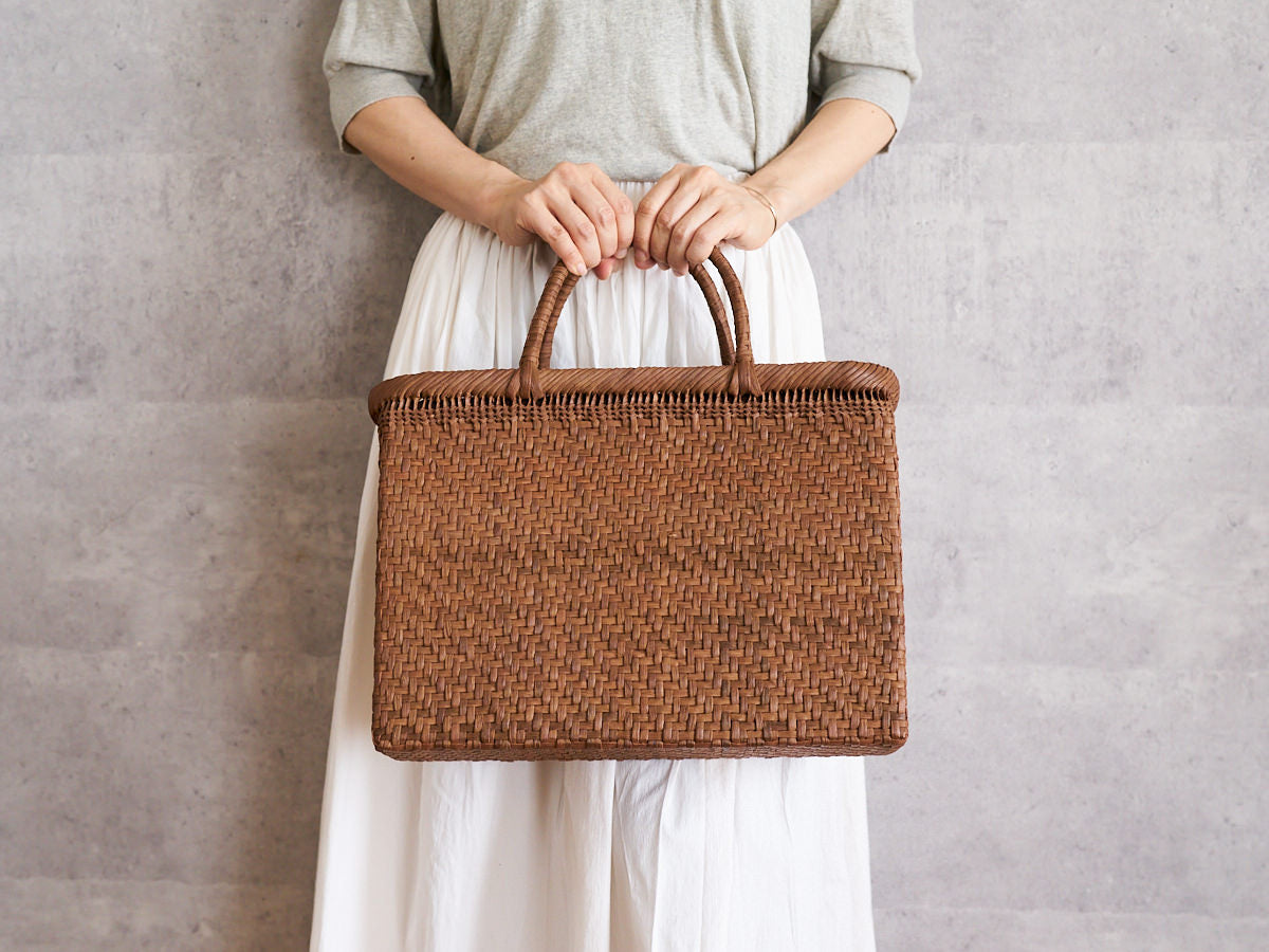 A4 Tote Basket / Grapevine / Fukushima-JPN 121901-2