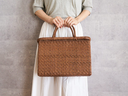 A4 Tote Basket / Grapevine / Fukushima-JPN 121901-2