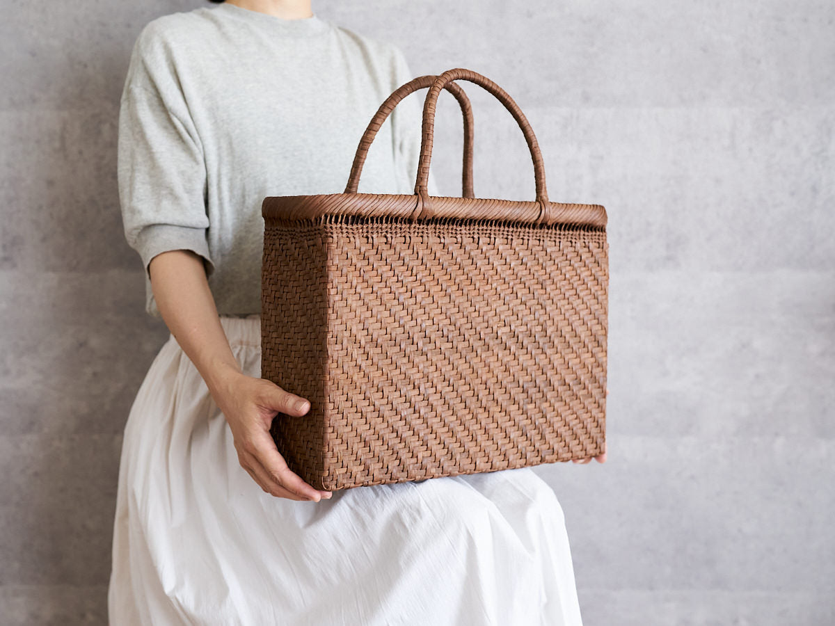 A4 Tote Basket / Grapevine / Fukushima-JPN 121901-2