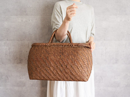Basket Bag “Plump” Large / Grapevine / Yamagata-JPN 121901-4