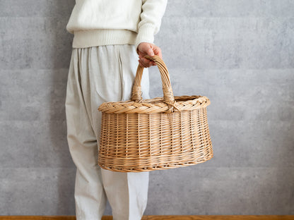 リトアニア/やなぎ ピクニックバスケット　M　140517-1