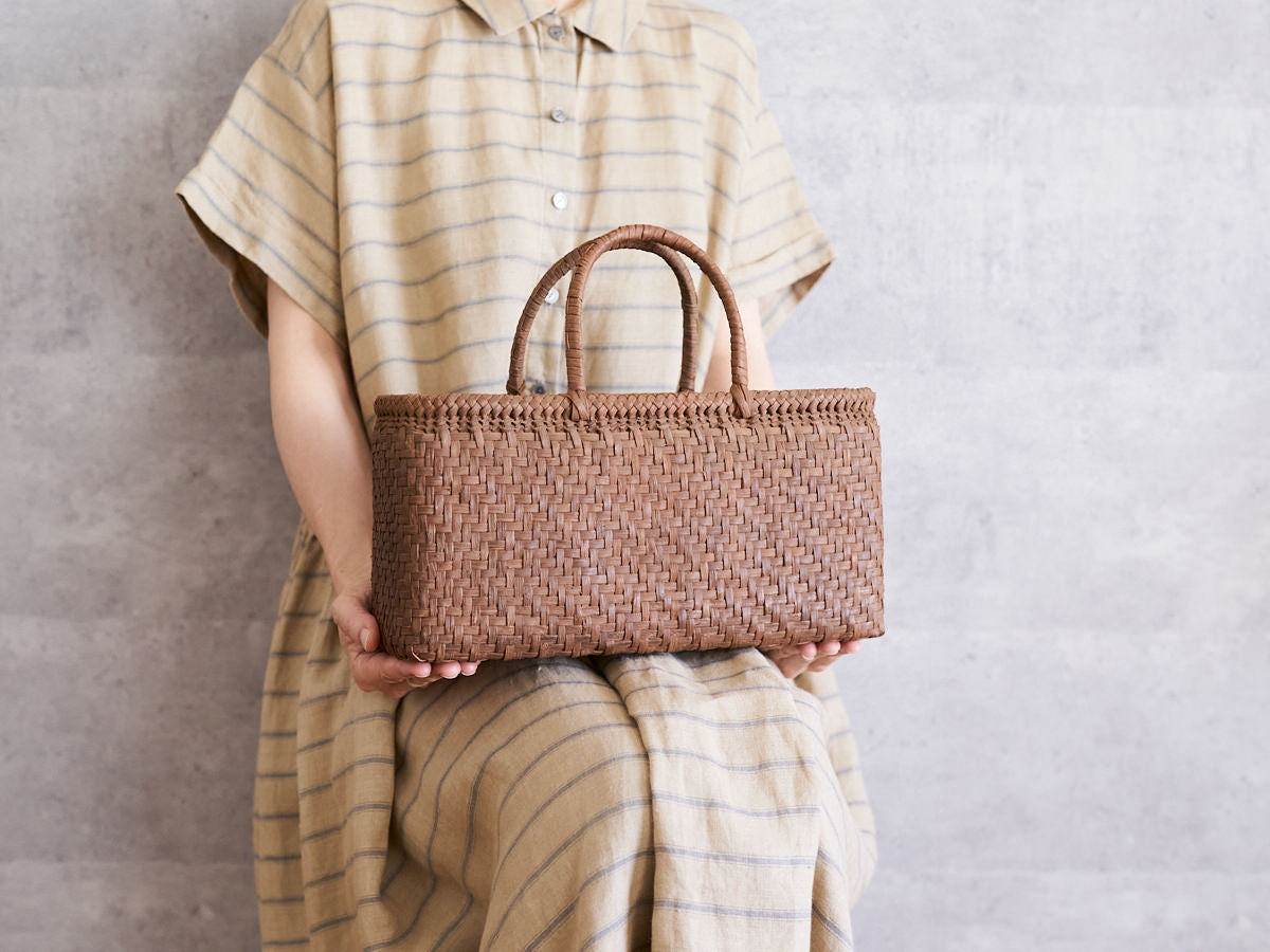 Basket Bag “Shallow” / Grapevine / Yamagata-JPN 150977-1