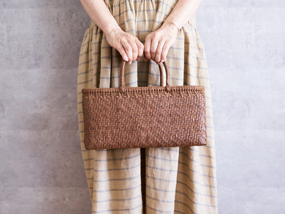 Basket Bag “Shallow” / Grapevine / Yamagata-JPN 150977-1