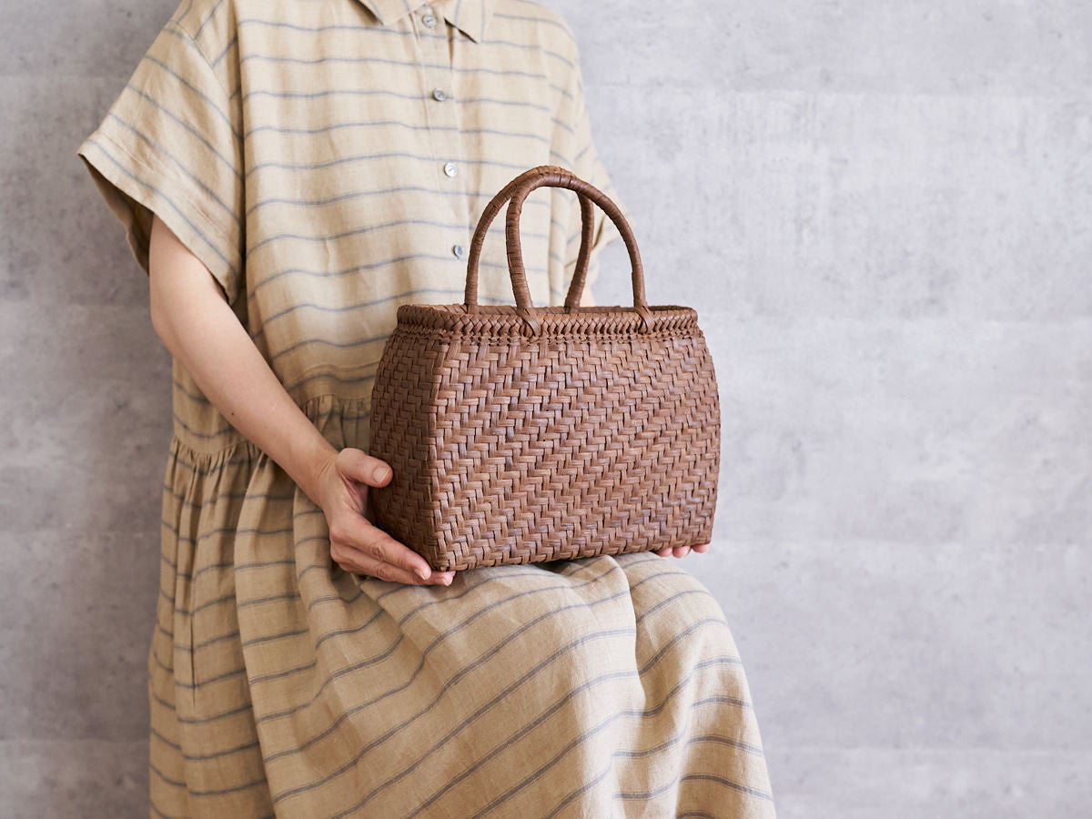 Basket Bag “Round” Small / Grapevine / Yamagata-JPN 150980-1