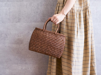 Basket Bag “Round” Small / Grapevine / Yamagata-JPN 150980-1