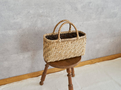 岩手県/くるみ　手提　総表皮あじろ　1510745