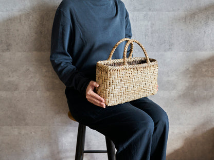 岩手県/くるみ　手提　総表皮あじろ　1510745